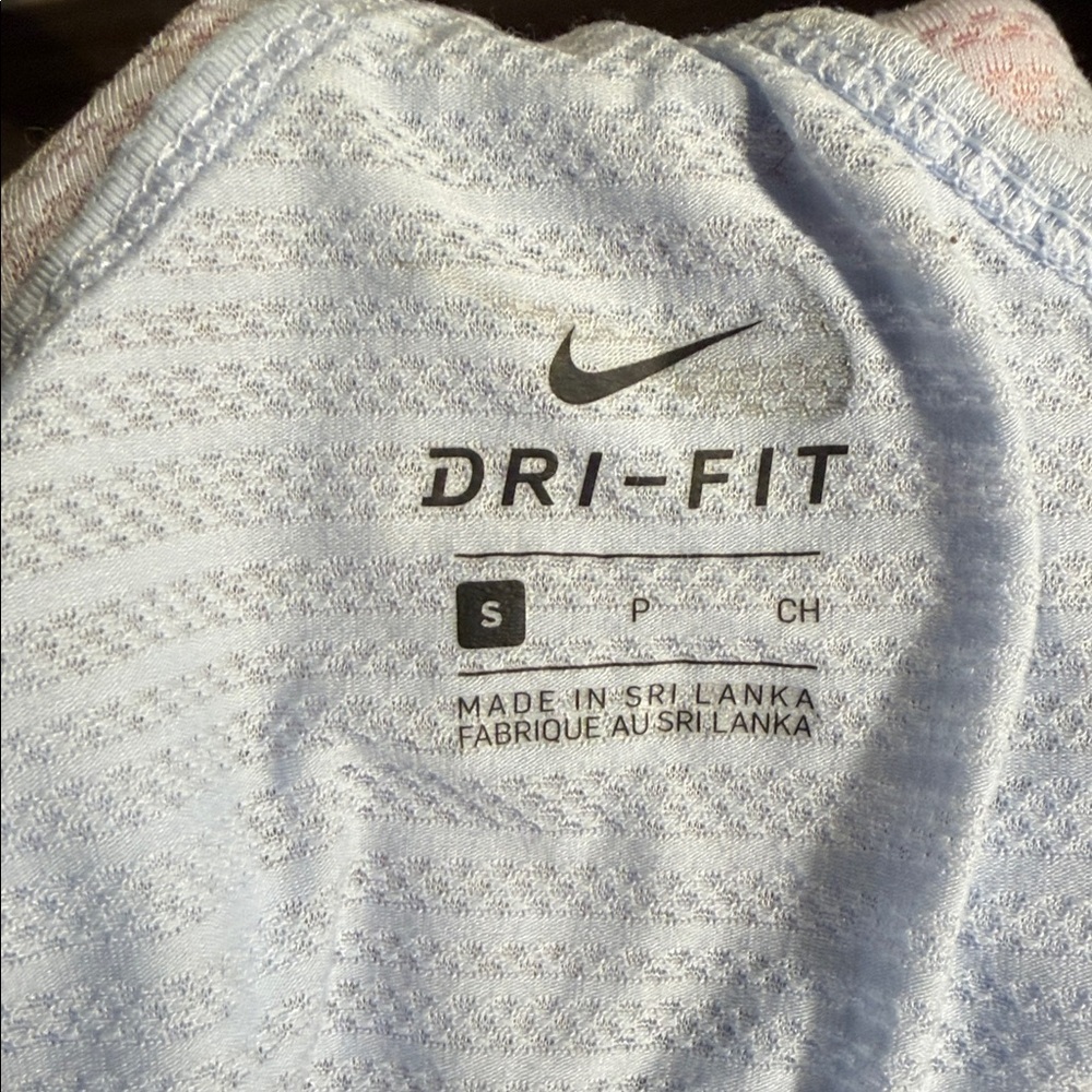 Light Baby Blue Nike Dri Fit Tank - Picture 5 of 5